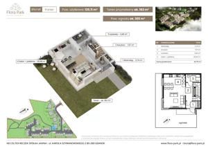 Dom 120,11 m², oferta nr B11aM1, Flora Park, Gdynia, Wielki Kack, Kacze Buki, ul. Starochwaszczyńska