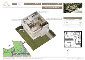 Dom 120,11 m², oferta nr B11aM1, Flora Park, Gdynia, Wielki Kack, Kacze Buki, ul. Starochwaszczyńska