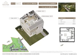 Dom 120,11 m², oferta nr B11bM2, Flora Park, Gdynia, Wielki Kack, Kacze Buki, ul. Starochwaszczyńska