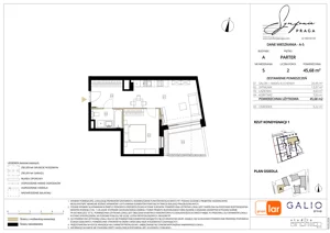 2 pokoje, mieszkanie 45,68 m², parter, oferta nr A-5, Symfonia Praga, Warszawa, Praga Południe, Kamionek, ul. Mińska
