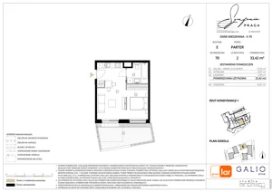 2 pokoje, mieszkanie 33,42 m², parter, oferta nr E-70, Symfonia Praga, Warszawa, Praga Południe, Kamionek, ul. Mińska