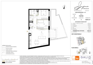 3 pokoje, mieszkanie 68,95 m², parter, oferta nr A-4, Symfonia Praga, Warszawa, Praga Południe, Kamionek, ul. Mińska
