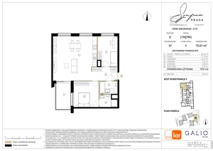 3 pokoje, mieszkanie 75,01 m², piętro 2, oferta nr D-37, Symfonia Praga, Warszawa, Praga Południe, Kamionek, ul. Mińska