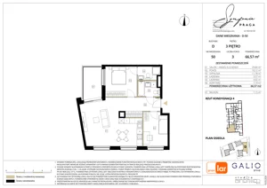 3 pokoje, mieszkanie 66,57 m², piętro 3, oferta nr D-50, Symfonia Praga, Warszawa, Praga Południe, Kamionek, ul. Mińska