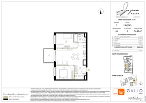 3 pokoje, mieszkanie 54,34 m², piętro 2, oferta nr D-43, Symfonia Praga, Warszawa, Praga Południe, Kamionek, ul. Mińska