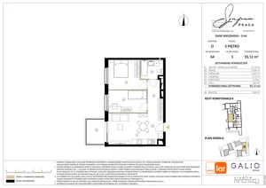 3 pokoje, mieszkanie 55,02 m², piętro 5, oferta nr D-64, Symfonia Praga, Warszawa, Praga Południe, Kamionek, ul. Mińska