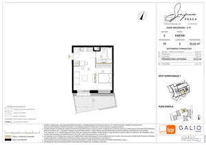 2 pokoje, mieszkanie 33,42 m², parter, oferta nr E-70, Symfonia Praga, Warszawa, Praga Południe, Kamionek, ul. Mińska