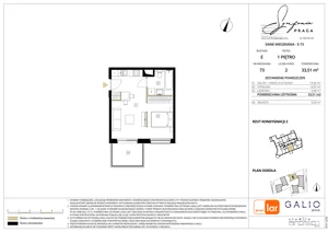 2 pokoje, mieszkanie 33,51 m², piętro 1, oferta nr E-73, Symfonia Praga, Warszawa, Praga Południe, Kamionek, ul. Mińska