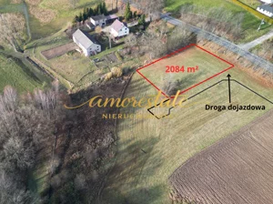 Działka 2 084,00 m², Kobysewo, Przodkowska, Sprzedaż