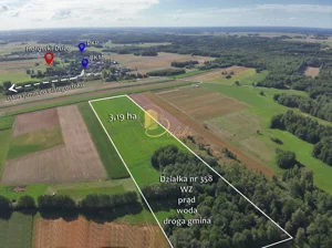 Działka 31 900,00 m², Hołówki Duże, Sprzedaż