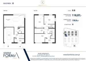 Dom 118,87 m², oferta nr 8.B, Osiedle Forma Etap II, Gdańsk, Olszynka, ul. Zawodzie