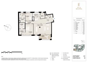 3 pokoje, apartament 150,91 m², piętro 1, oferta nr C01 1P, Villa Bogoria, Warszawa, Śródmieście, ul. Stare Nalewki 2