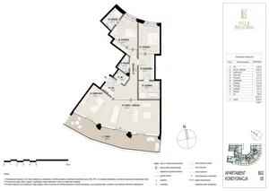 3 pokoje, apartament 145,51 m², piętro 4, oferta nr B02 4P, Villa Bogoria, Warszawa, Śródmieście, ul. Stare Nalewki 2