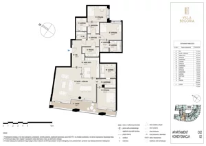 4 pokoje, apartament 178,40 m², piętro 1, oferta nr C02 1P, Villa Bogoria, Warszawa, Śródmieście, ul. Stare Nalewki 2