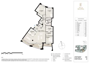4 pokoje, apartament 146,66 m², piętro 1, oferta nr B02 1P, Villa Bogoria, Warszawa, Śródmieście, ul. Stare Nalewki 2