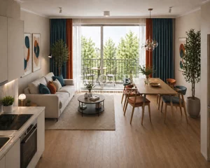 Mieszkanie trzypokojowe 65,49 m², Wrocław, Krzyki-Partynice, Krzyki, Krakowska, Sprzedaż