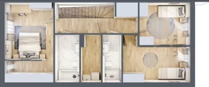 Dom 129,09 m², oferta nr 1A-2, Osiedle Wyjątkowa, Łomianki, ul. Wyjątkowa