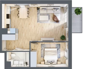 2 pokoje, mieszkanie 50,60 m², piętro 4, oferta nr A/34, Kijowska 17, Warszawa, Praga Północ, Szmulki, ul. Kijowska 17