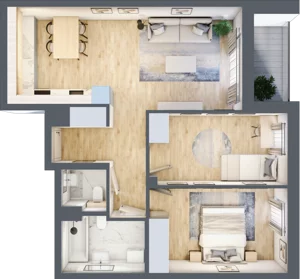 3 pokoje, mieszkanie 63,69 m², piętro 2, oferta nr B/84, Kijowska 17, Warszawa, Praga Północ, Szmulki, ul. Kijowska 17