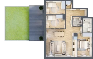 4 pokoje, mieszkanie 82,36 m², piętro 3, oferta nr B/94, Kijowska 17, Warszawa, Praga Północ, Szmulki, ul. Kijowska 17