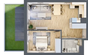 2 pokoje, mieszkanie 41,26 m², piętro 5, oferta nr C/172, Kijowska 17, Warszawa, Praga Północ, Szmulki, ul. Kijowska 17