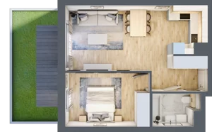 2 pokoje, mieszkanie 41,26 m², piętro 5, oferta nr C/172, Kijowska 17, Warszawa, Praga Północ, Szmulki, ul. Kijowska 17