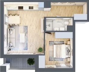 2 pokoje, mieszkanie 48,12 m², piętro 1, oferta nr C/132, Kijowska 17, Warszawa, Praga Północ, Szmulki, ul. Kijowska 17