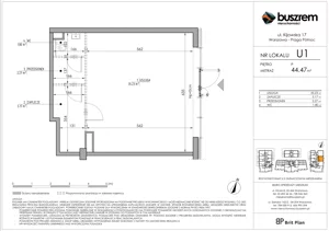 Lokal użytkowy 44,47 m², oferta nr U1, Osiedle Kijowska 17 - lokale użytkowe, Warszawa, Praga Północ, Szmulki, ul. Kijowska 17