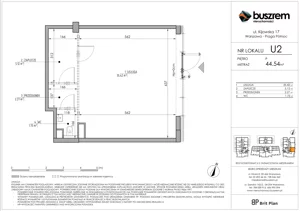 Lokal użytkowy 44,54 m², oferta nr U2, Osiedle Kijowska 17 - lokale użytkowe, Warszawa, Praga Północ, Szmulki, ul. Kijowska 17