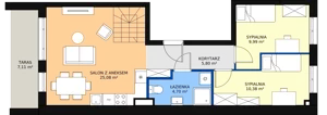 5 pokoi, mieszkanie 56,35 m², piętro 5, oferta nr H.4.167, Helenów Park, Łódź, Bałuty, Bałuty-Doły, ul. Smugowa / Źródłowa