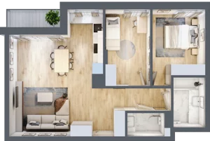 3 pokoje, mieszkanie 67,11 m², piętro 2, oferta nr 54, Pod Klonami 11, Mińsk Mazowiecki, ul. Klonowa 27b