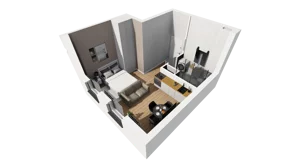 Lokal użytkowy 26,17 m², oferta nr A/201, Esencja - lokale usługowe, Gdańsk, Śródmieście, Dolne Miasto, ul. Kamienna Grobla / Jałmużnicza