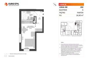Lokal użytkowy 26,90 m², oferta nr A/202, Esencja - lokale usługowe, Gdańsk, Śródmieście, Dolne Miasto, ul. Kamienna Grobla / Jałmużnicza