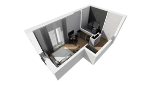 Lokal użytkowy 26,90 m², oferta nr A/202, Esencja - lokale usługowe, Gdańsk, Śródmieście, Dolne Miasto, ul. Kamienna Grobla / Jałmużnicza