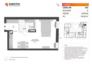 Lokal użytkowy 39,48 m², oferta nr A/203, Esencja - lokale usługowe, Gdańsk, Śródmieście, Dolne Miasto, ul. Kamienna Grobla / Jałmużnicza