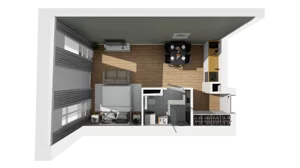 Lokal użytkowy 39,48 m², oferta nr A/203, Esencja - lokale usługowe, Gdańsk, Śródmieście, Dolne Miasto, ul. Kamienna Grobla / Jałmużnicza