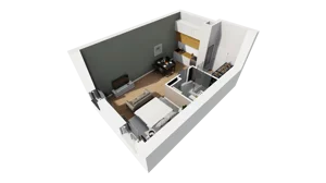 Lokal użytkowy 39,48 m², oferta nr A/203, Esencja - lokale usługowe, Gdańsk, Śródmieście, Dolne Miasto, ul. Kamienna Grobla / Jałmużnicza