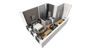 Lokal użytkowy 26,84 m², oferta nr A/204, Esencja - lokale usługowe, Gdańsk, Śródmieście, Dolne Miasto, ul. Kamienna Grobla / Jałmużnicza