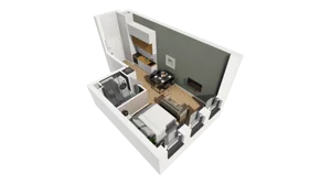 Lokal użytkowy 26,84 m², oferta nr A/204, Esencja - lokale usługowe, Gdańsk, Śródmieście, Dolne Miasto, ul. Kamienna Grobla / Jałmużnicza