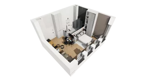 Lokal użytkowy 31,12 m², oferta nr A/205, Esencja - lokale usługowe, Gdańsk, Śródmieście, Dolne Miasto, ul. Kamienna Grobla / Jałmużnicza