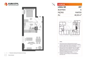 Lokal użytkowy 40,30 m², oferta nr A/207, Esencja - lokale usługowe, Gdańsk, Śródmieście, Dolne Miasto, ul. Kamienna Grobla / Jałmużnicza