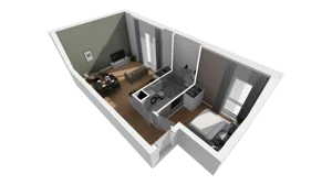 Lokal użytkowy 40,30 m², oferta nr A/207, Esencja - lokale usługowe, Gdańsk, Śródmieście, Dolne Miasto, ul. Kamienna Grobla / Jałmużnicza