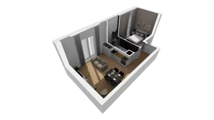 Lokal użytkowy 40,30 m², oferta nr A/207, Esencja - lokale usługowe, Gdańsk, Śródmieście, Dolne Miasto, ul. Kamienna Grobla / Jałmużnicza