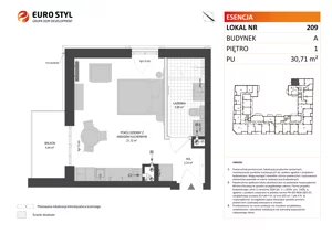 Lokal użytkowy 30,71 m², oferta nr A/209, Esencja - lokale usługowe, Gdańsk, Śródmieście, Dolne Miasto, ul. Kamienna Grobla / Jałmużnicza