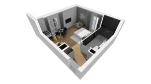 Lokal użytkowy 30,71 m², oferta nr A/209, Esencja - lokale usługowe, Gdańsk, Śródmieście, Dolne Miasto, ul. Kamienna Grobla / Jałmużnicza