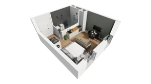 Lokal użytkowy 26,08 m², oferta nr A/210, Esencja - lokale usługowe, Gdańsk, Śródmieście, Dolne Miasto, ul. Kamienna Grobla / Jałmużnicza