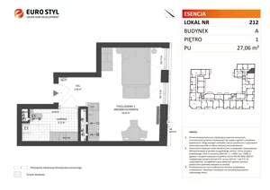 Lokal użytkowy 27,06 m², oferta nr A/212, Esencja - lokale usługowe, Gdańsk, Śródmieście, Dolne Miasto, ul. Kamienna Grobla / Jałmużnicza