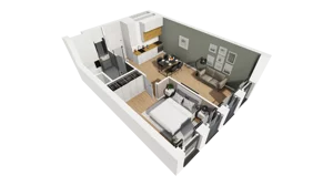 Lokal użytkowy 40,40 m², oferta nr A/213, Esencja - lokale usługowe, Gdańsk, Śródmieście, Dolne Miasto, ul. Kamienna Grobla / Jałmużnicza