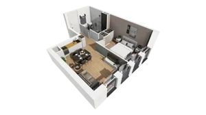 Lokal użytkowy 39,02 m², oferta nr A/214, Esencja - lokale usługowe, Gdańsk, Śródmieście, Dolne Miasto, ul. Kamienna Grobla / Jałmużnicza