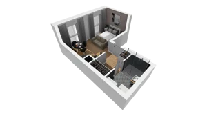 Lokal użytkowy 25,15 m², oferta nr A/215, Esencja - lokale usługowe, Gdańsk, Śródmieście, Dolne Miasto, ul. Kamienna Grobla / Jałmużnicza